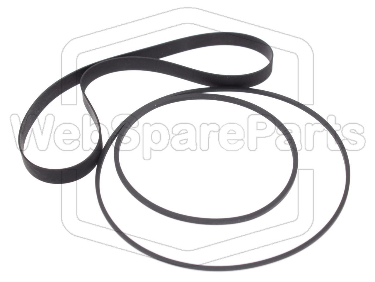 Riemen-Set Für Cassettendeck-KassettenDeck Harman Kardon CD-91