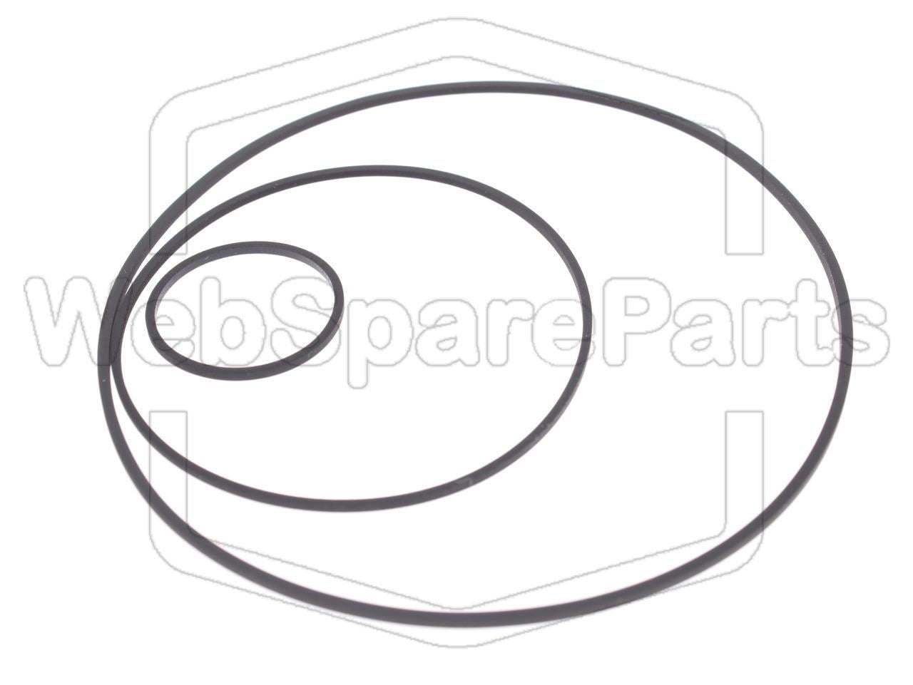 Riemen-Set Für Cassettendeck-KassettenDeck Harman Kardon HK-1000