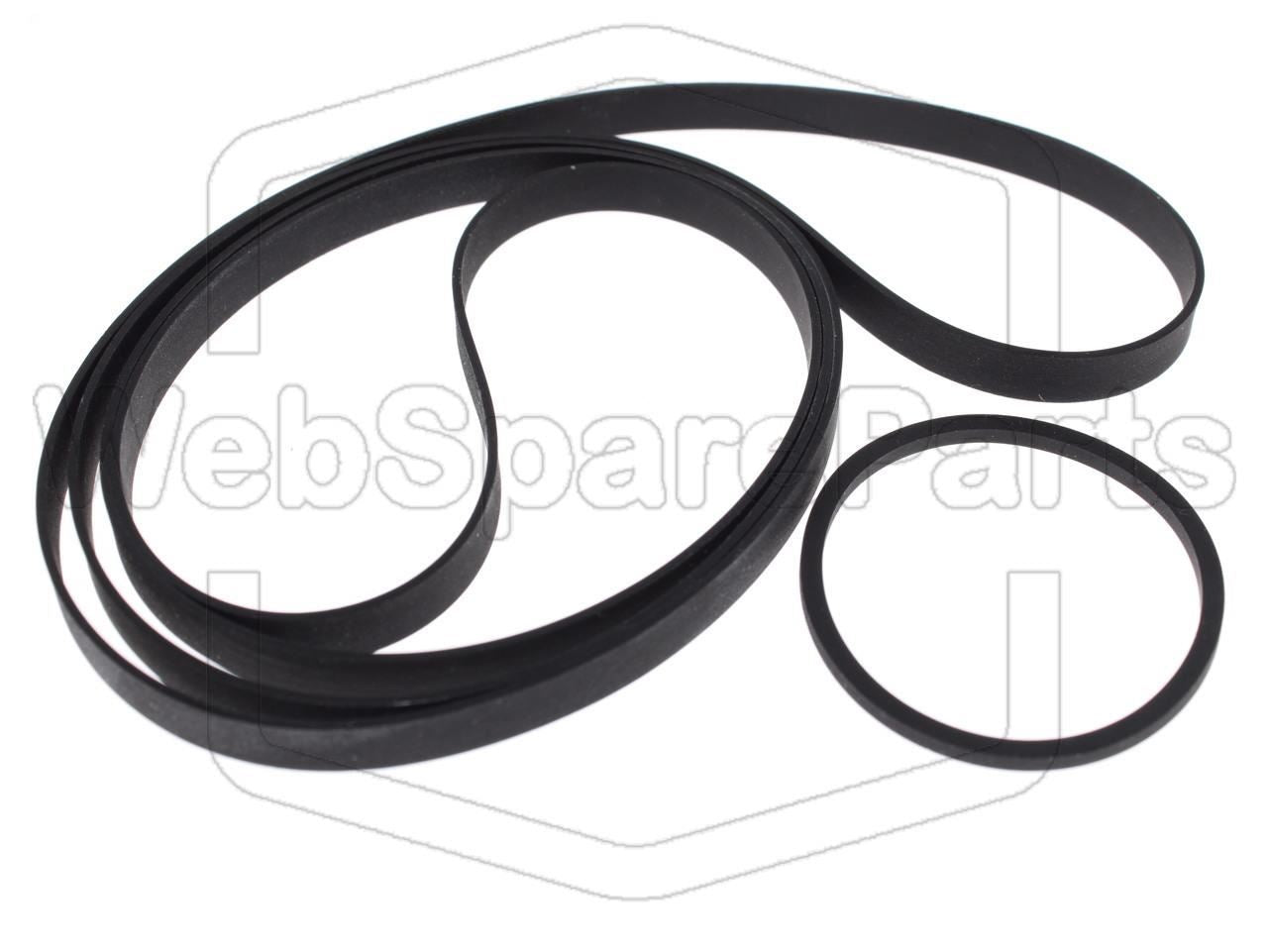 Riemenset für Plattenspieler Bang & Olufsen Beogram 5005 Type 5924