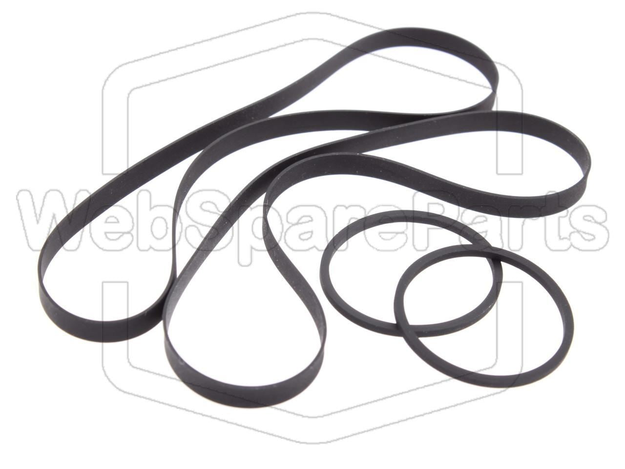 Riemen-Set Für Cassettendeck-KassettenDeck Sony TC-WA9ES