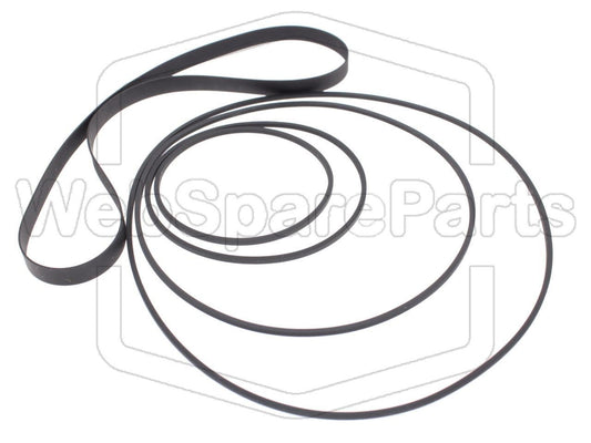 Riemen-Set Für Cassettendeck-KassettenDeck Pioneer CT-3000M