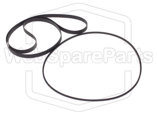 Riemenset für Kassettendeck Bang & Olufsen Beocord 5500 Type 4933