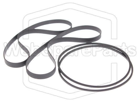 Riemen-Set für Doppel-Kassettendeck Philips FC410