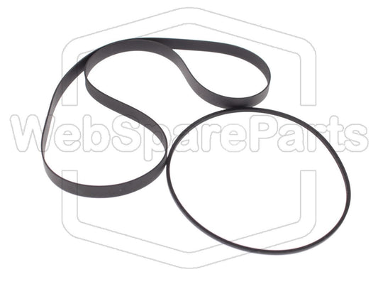 Riemen-Set Für Cassettendeck-KassettenDeck Sansui D-390R