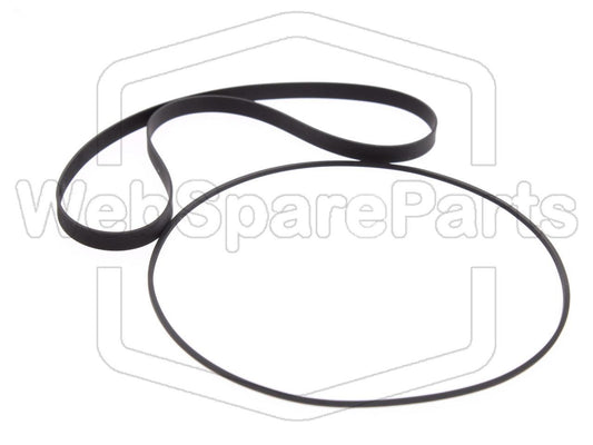 Riemen-Set Für Cassettendeck-KassettenDeck Sony TC-R303