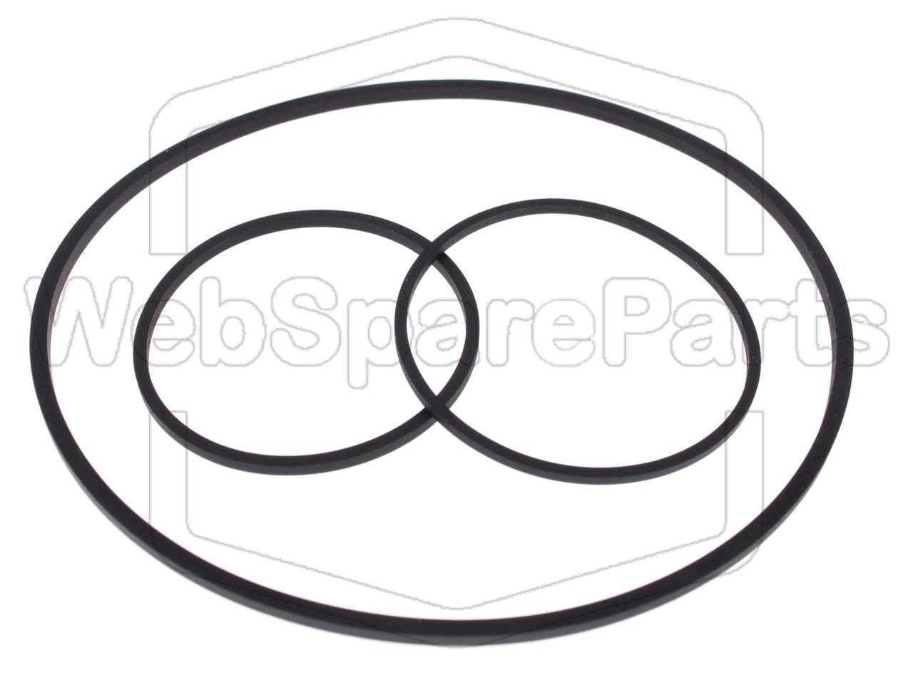 Riemen-Set Für Video Recorder Magnasonic MVR-220