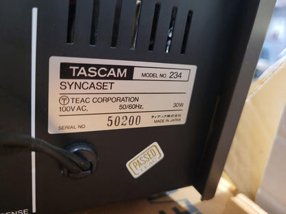 Riemen-Set Für KassettenDeck Teac Tascam 234 SYNCASET