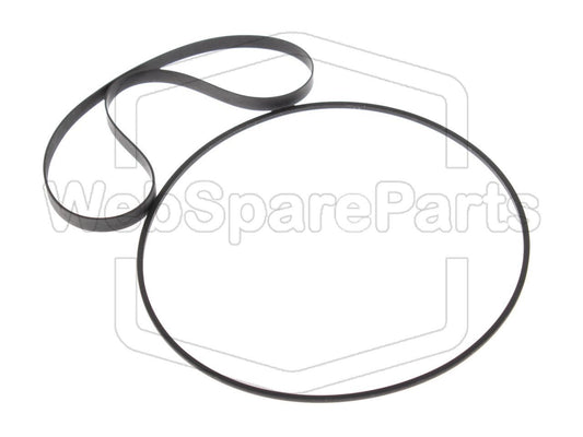 Riemen-Set für Philips DCC091 (FW91) Digital Kassettendeck