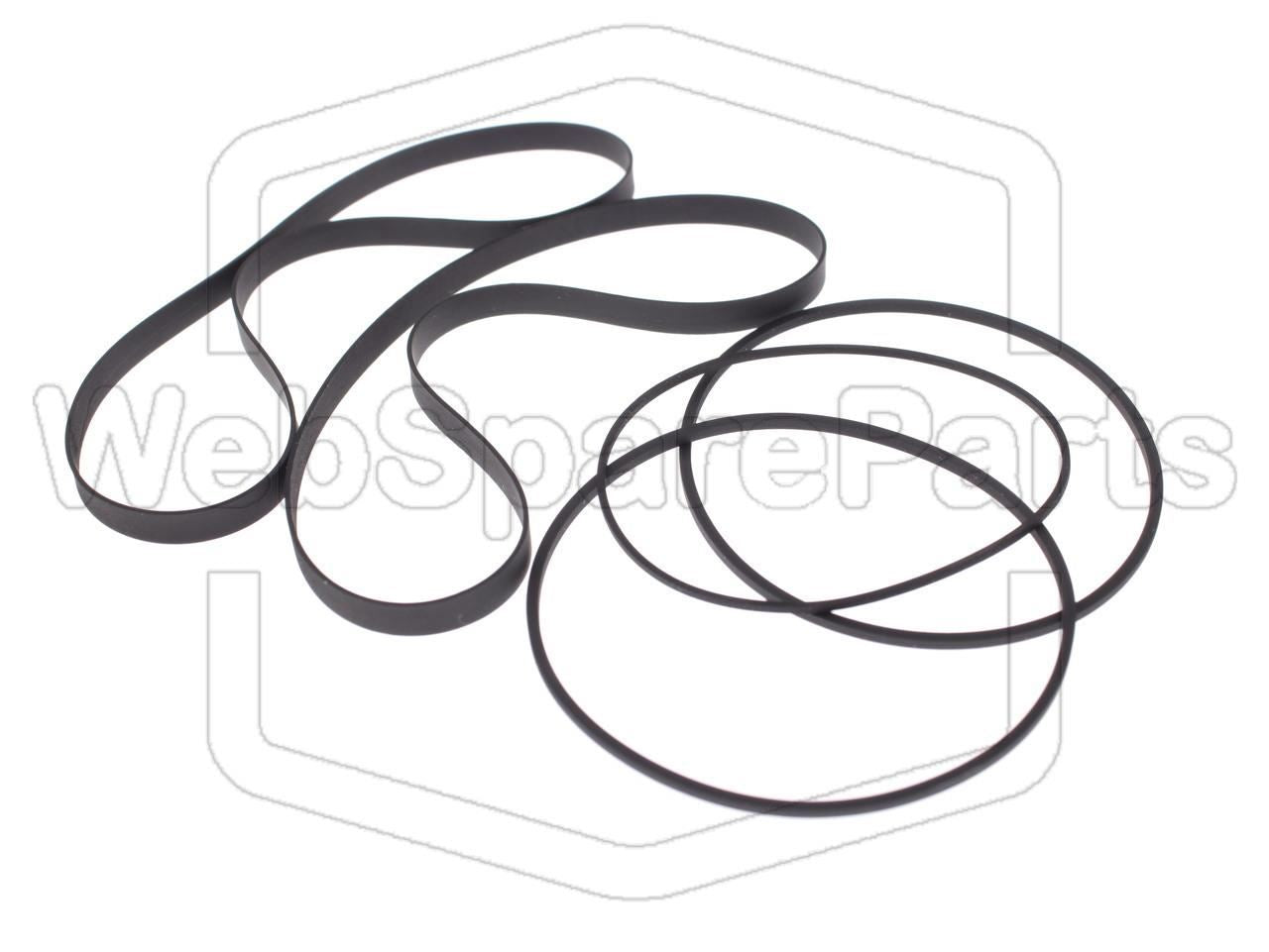 Riemen-Set für Stereo-Kassettendeck Lo-D D-W700
