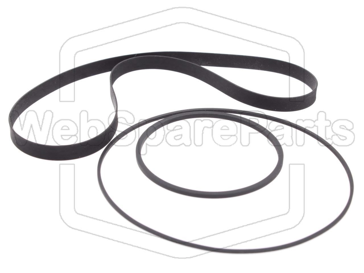 Riemen-Set Für Cassettendeck-KassettenDeck Akai GX-C709D