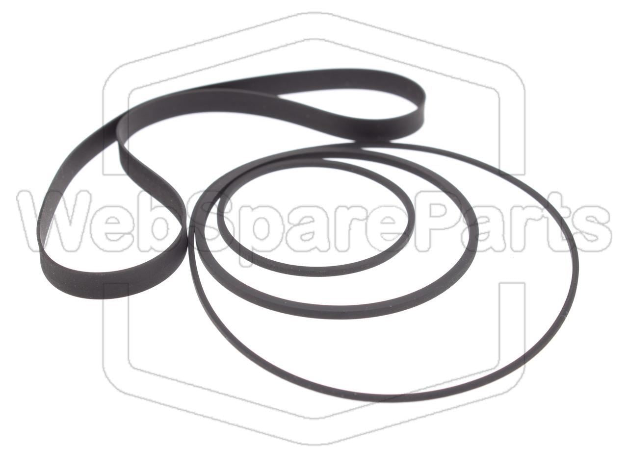 Riemen-Set Für Cassettendeck-KassettenDeck Pioneer CT-606