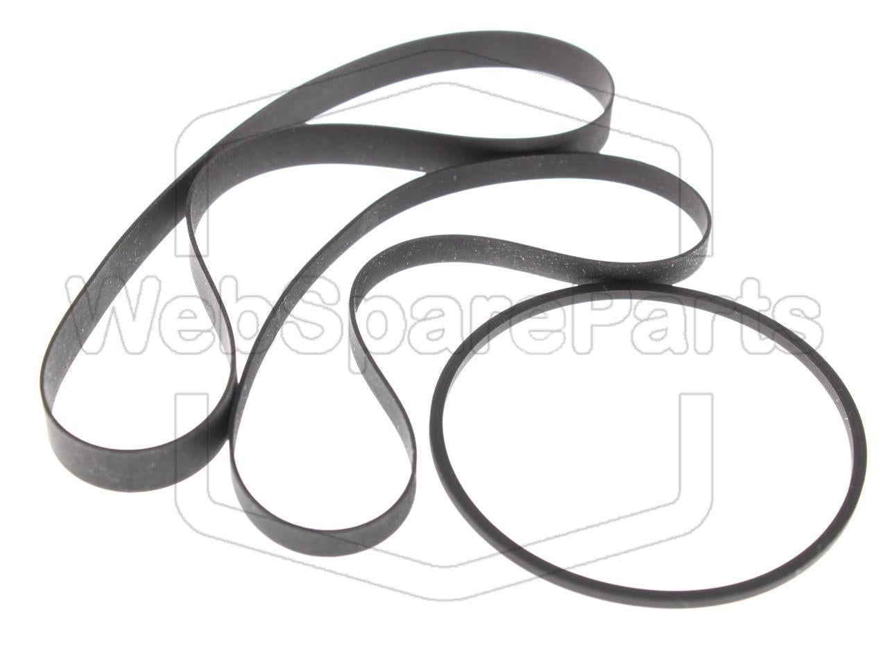 Riemen-Set für Pioneer CT-S730 Stereo-Kassettendeck