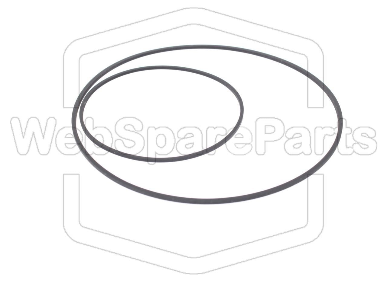 Riemen-Set für Philips AC631 22AC631 Kassetten-Autoradio