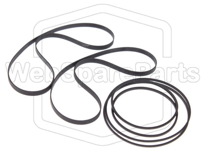Riemen-Set Für Doppeltes Kassettendeck Kenwood KX-W6040