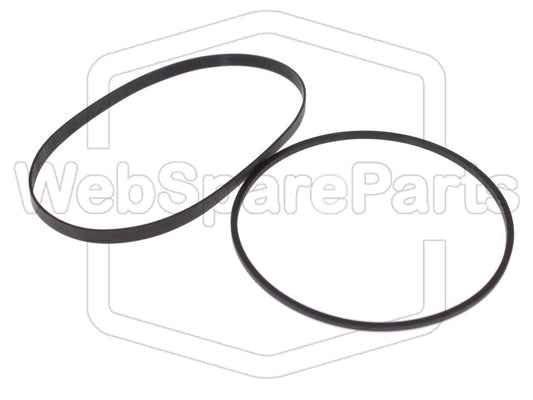 Riemen-Set Für Cassettendeck-KassettenDeck Panasonic RX-DS19