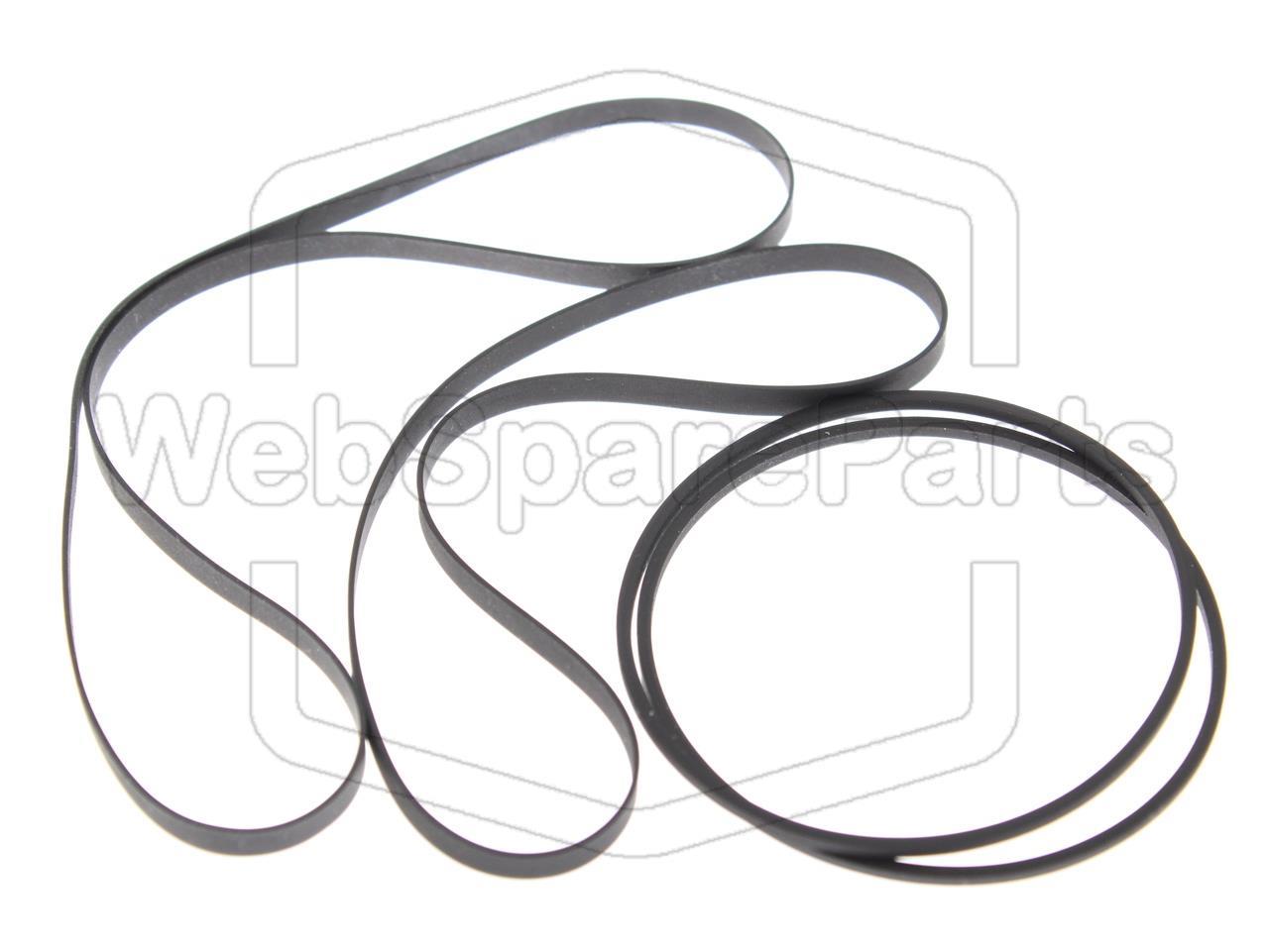 Riemen-Set für Doppel-Kassettendeck Pioneer XR-A370