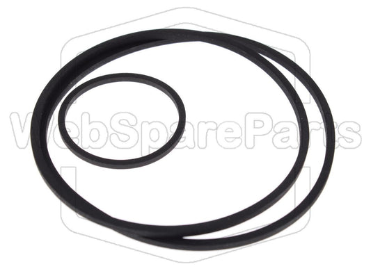 Riemenset für Videorekorder Sanyo VHR-D500 G/EX