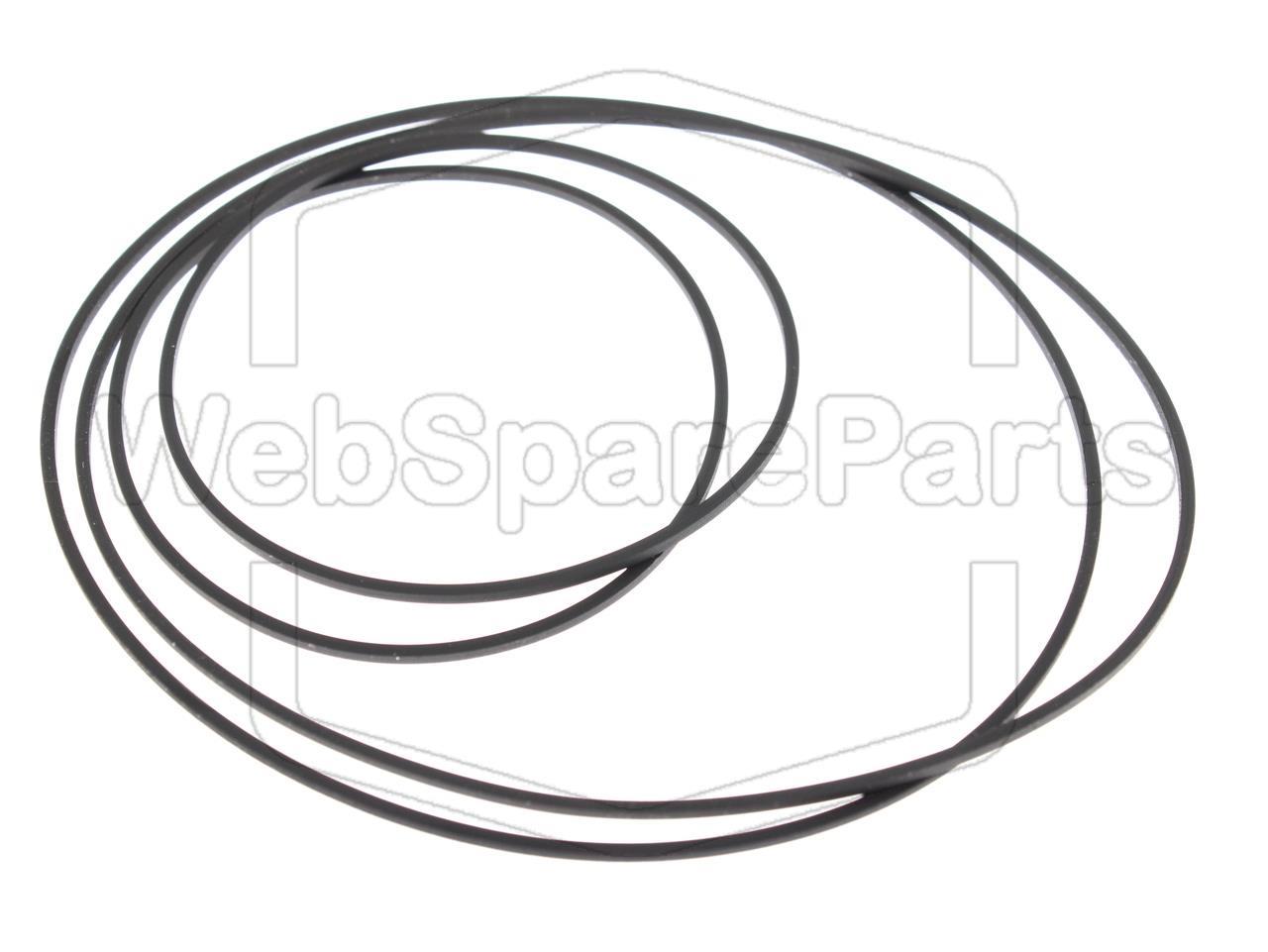 Riemen-Set für Pioneer XR-P440 Doppel-Kassettendeck