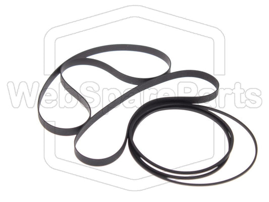 Riemen-Set Für Doppeltes Kassettendeck Kenwood KX-66CW