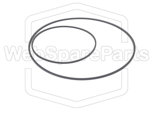 Riemen-Set für Philips AC730 22AC730 Kassetten-Autoradio