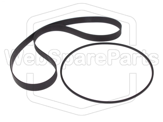 Riemen-Set für Stereo-Kassettendeck Teac V-300