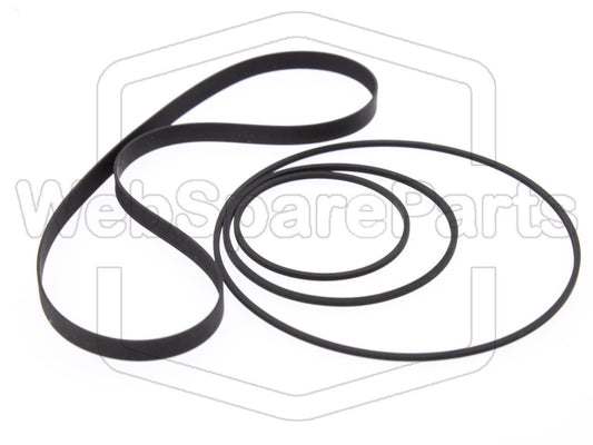 Riemen-Set Für Cassettendeck-KassettenDeck Panasonic RS-380