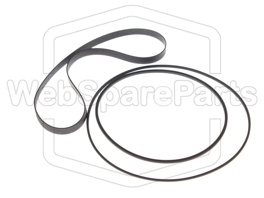 Riemen-Set für Stereo-Kassettendeck Sharp RT-15H