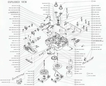 Vor-/Rücklaufgetriebe für Kassettenspieler Bang & Olufsen Beosound Century (1993-2004)