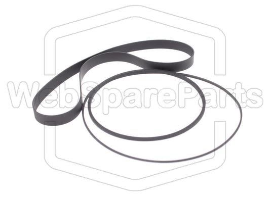 Riemen-Set Für Cassettendeck-KassettenDeck Harman Kardon CD-101