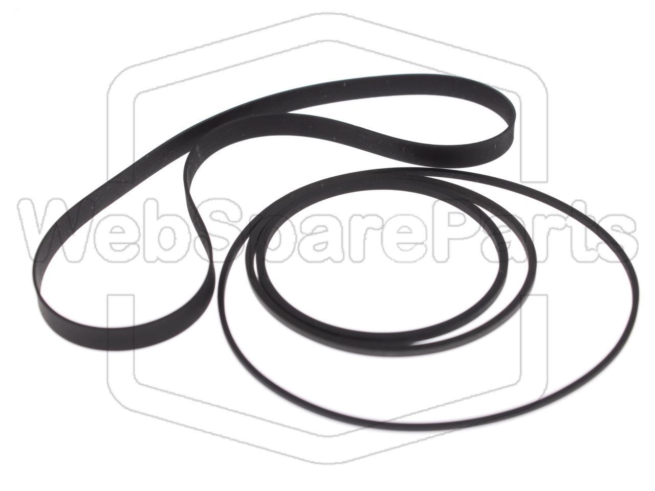 Riemen-Set Für Cassettendeck-KassettenDeck Sony TC-V3