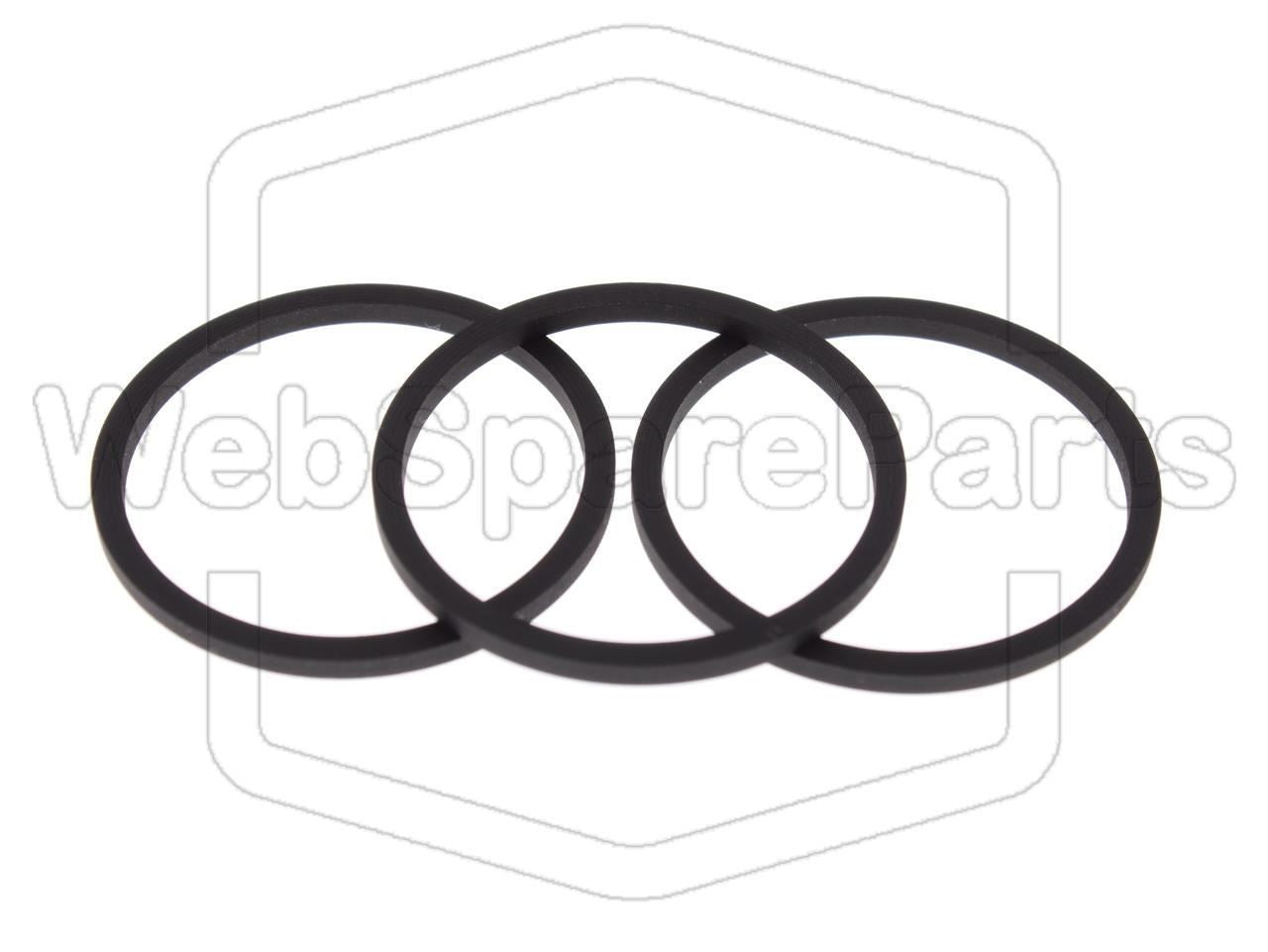 Ersatz-Tonarmriemen-Set für Plattenspieler Yamaha PX-2