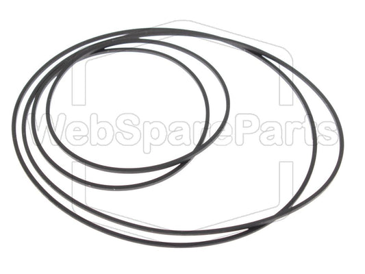 Riemen-Set für Pioneer XR-P4500M Doppel-Kassettendeck