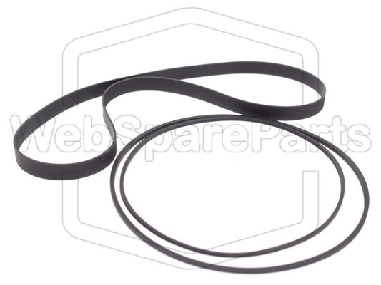 Riemen-Set Für Cassettendeck-KassettenDeck Sony TC-K4A