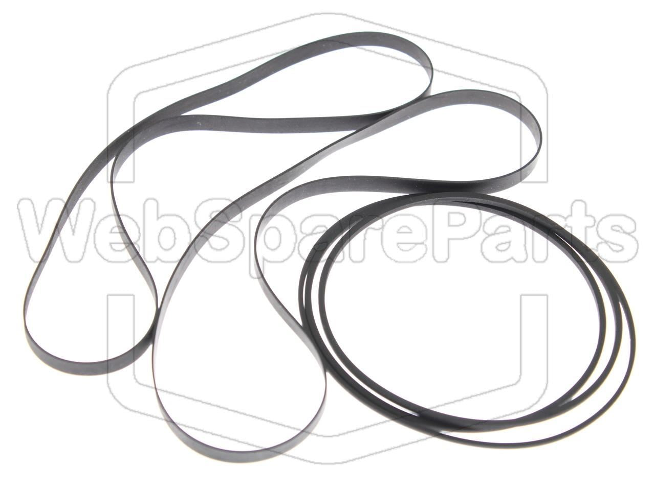 Riemen-Set für Doppel-Kassettendeck Sharp RT-5050H