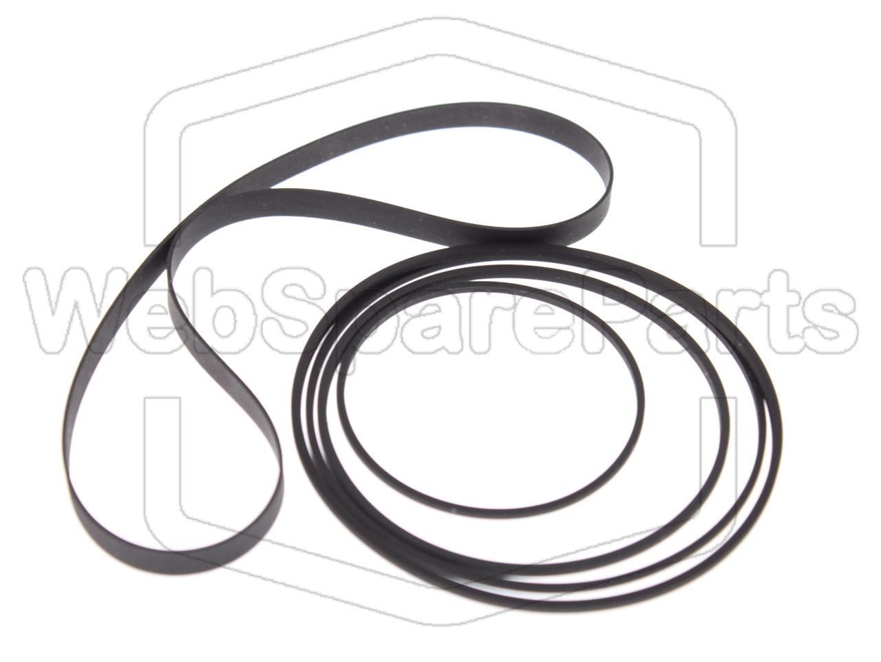 Riemen-Set Für Doppeltes Kassettendeck Kenwood KX-65CW