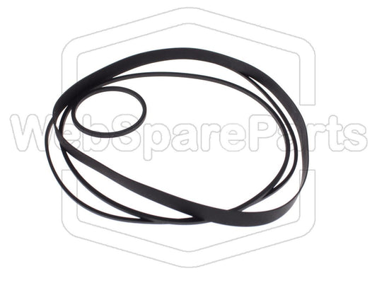 Riemen-Set Für Video Recorder NEC PVC-760 Betamax