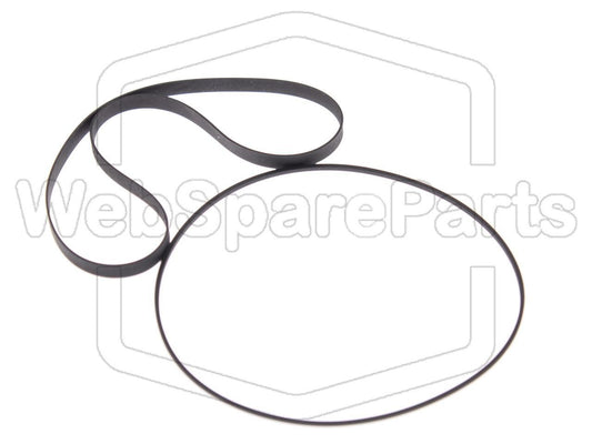 Riemen-Set Für Stereo-Kassettendeck Kenwood KX-440HX