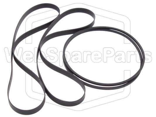 Riemen-Set Für Cassettendeck-KassettenDeck Panasonic RX-DT07