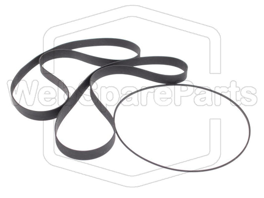 Riemen-Set für Doppel-Kassettendeck Sony TC-W7R