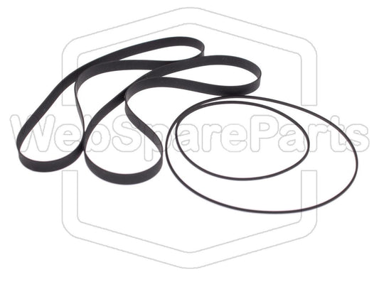 Riemen-Set Für KassettenDeck Aiwa FX-W50