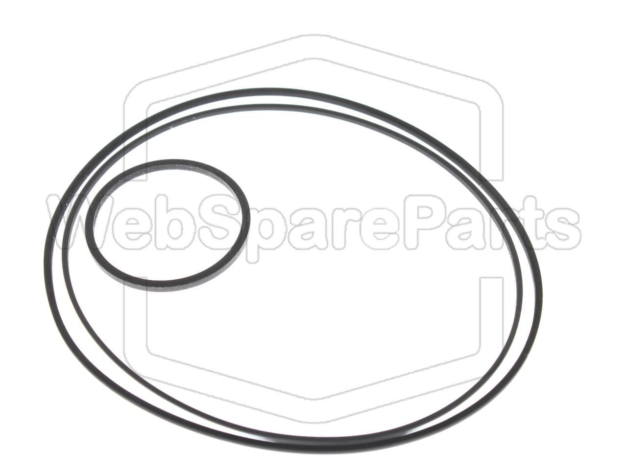 Riemen-Set für Philips 22RH943 Kassettendeck