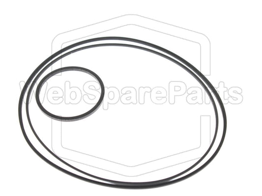 Riemen-Set für Philips 22RH943 Kassettendeck
