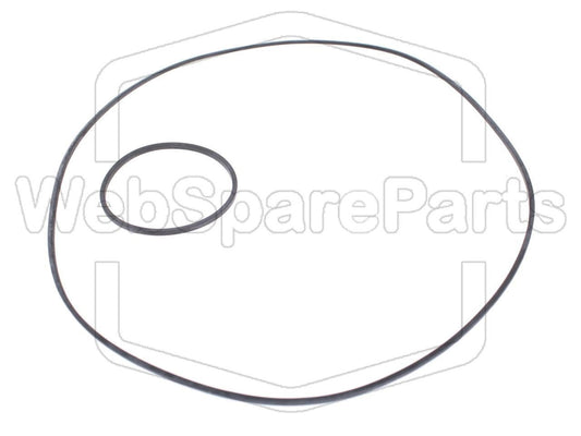 Riemen-Set für Pioneer FHP-6600 CD-Autoradio und Kassette