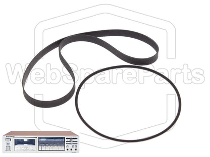 Riemen-Set für Stereo-Kassettendeck Marantz SD-451
