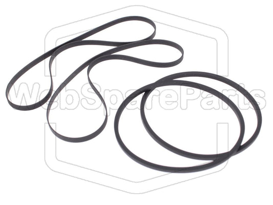 Riemen-Set für Doppel-Kassettendeck Kenwood X-D550W