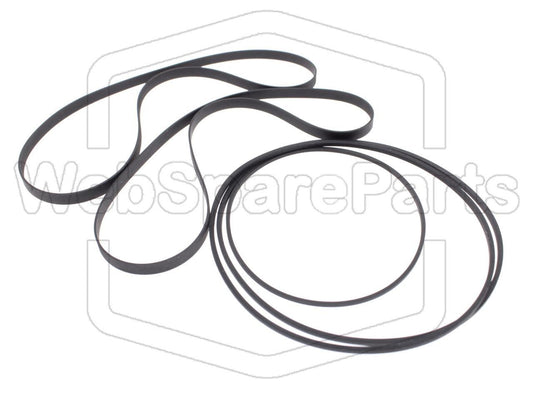 Riemen-Set Für Cassettendeck-KassettenDeck Aiwa AD-WX110
