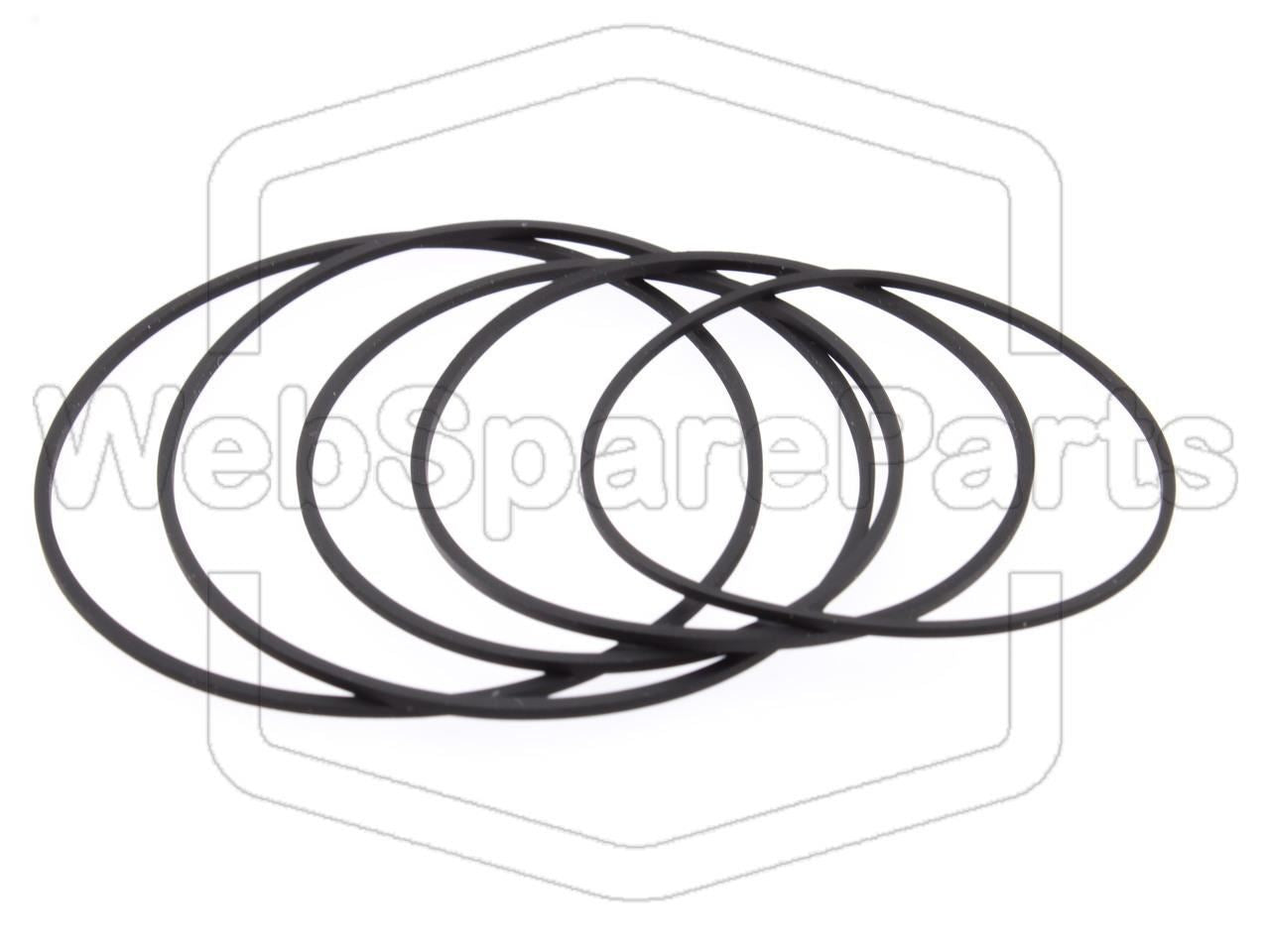 Riemen-Set Für Cassettendeck-KassettenDeck Sony TC-W300