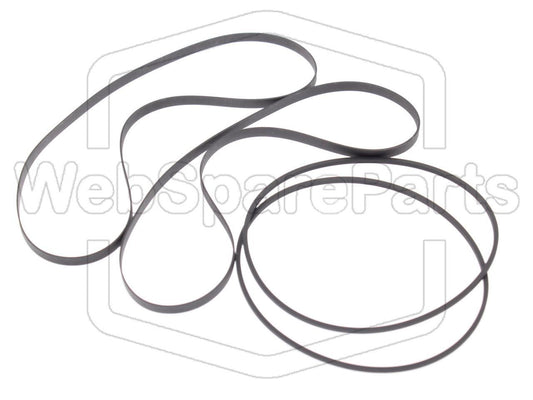 Riemen-Set für Doppel-Kassettendeck Aiwa FX-W150