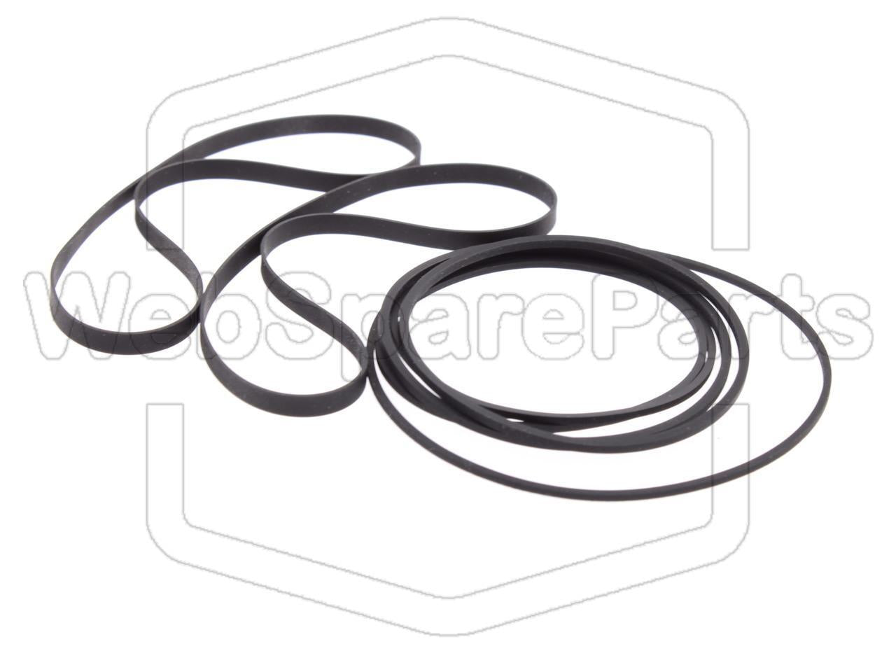 Riemen-Set Für KassettenDeck Teac W-440C