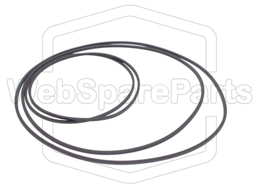 Riemen-Set für Pioneer XR-P150 Doppel-Kassettendeck